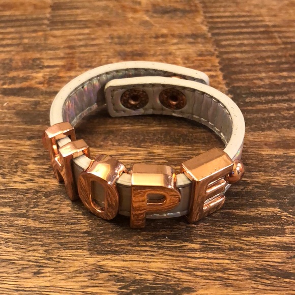 BCBGeneration Jewelry - BCBG Affirmation Bracelet Metallic Silver